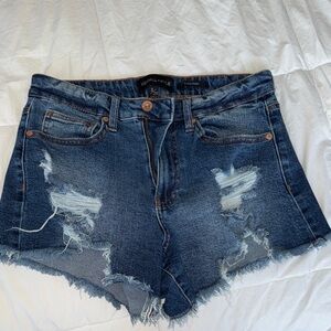 Distressed Jean Shorts (Size 3/26)